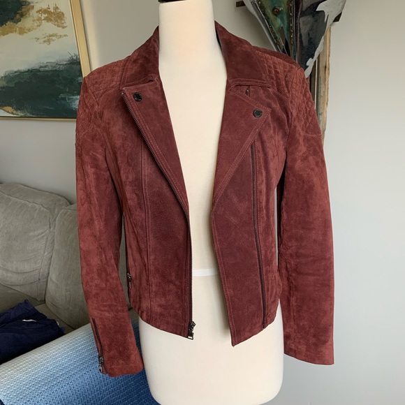 Suede Ox Blood Jacket - Picture 4 of 6